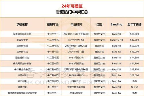 香港中學|香港英文中學|香港教育|港寶降級插班|香港插班|香港小學|降級|內地港寶